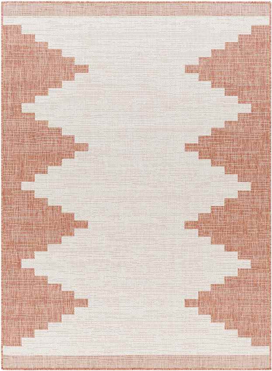 Wolfheze Global Coral/Gray Area Rug