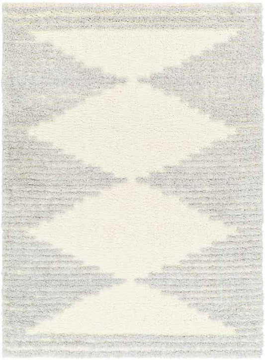 Shrena Global Gray/Cream Area Rug