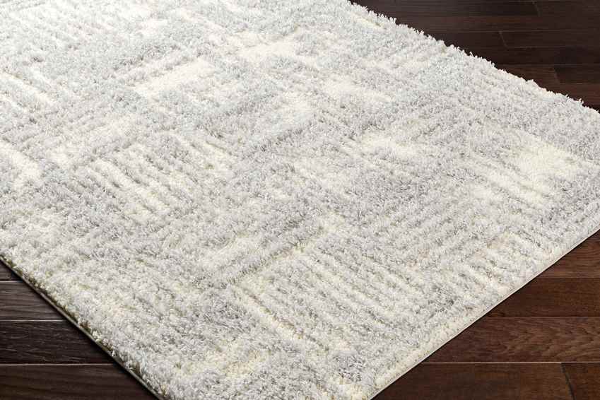 Breck Modern Light Gray/Cream Area Rug