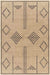 Courtnee Cottage Pecan/Dark Gray Washable Area Rug