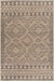 Tekoa Cottage Pecan/Dark Gray Washable Area Rug