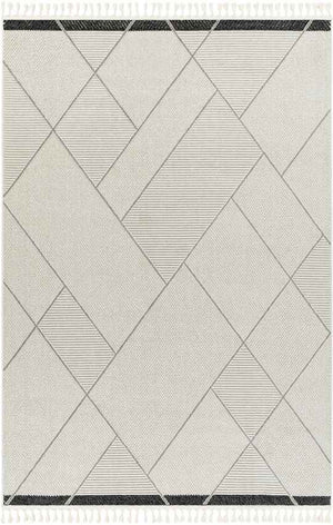 Lenamarie Modern Beige/Black Area Rug