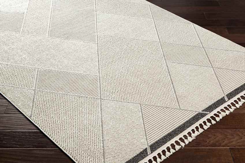 Lenamarie Modern Beige/Black Area Rug