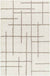 Lyndy Modern Beige/Dark Brown Area Rug