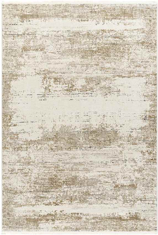Stephanee Modern Brown/Off-White/Dark Brown Area Rug