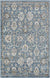 Feras Traditional Dark Teal Area Rug