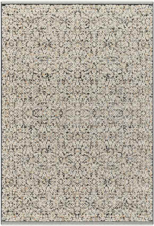 Bonner Traditional Black/Cream Area Rug