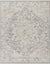 Darnetta Traditional Denim/Beige Area Rug