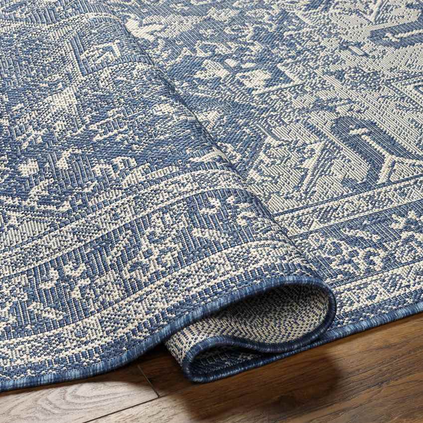 Effrey Traditional Navy/Cream Area Rug