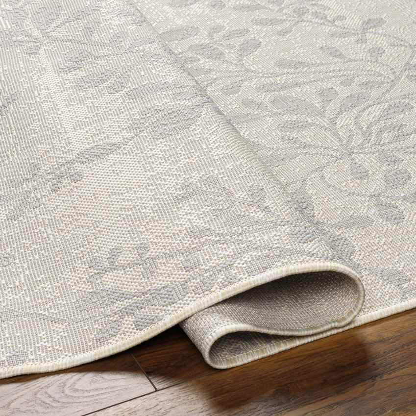 Chamika Cottage Light Gray/Beige Area Rug