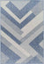 Chade Modern Navy/Ivory Area Rug