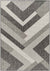 Chade Modern Black/Ivory Area Rug