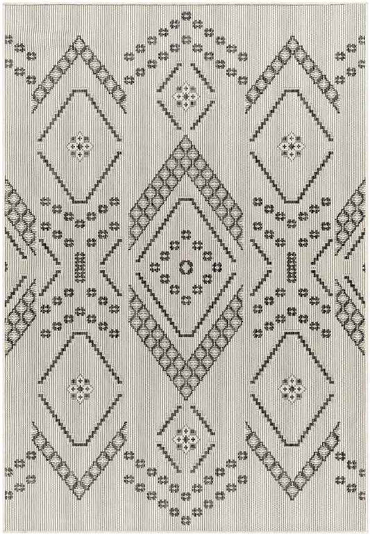 Tana Global Black/Ivory Area Rug