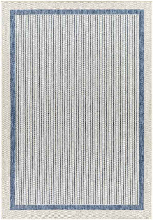 Wenceslao Modern Navy/Cream Area Rug