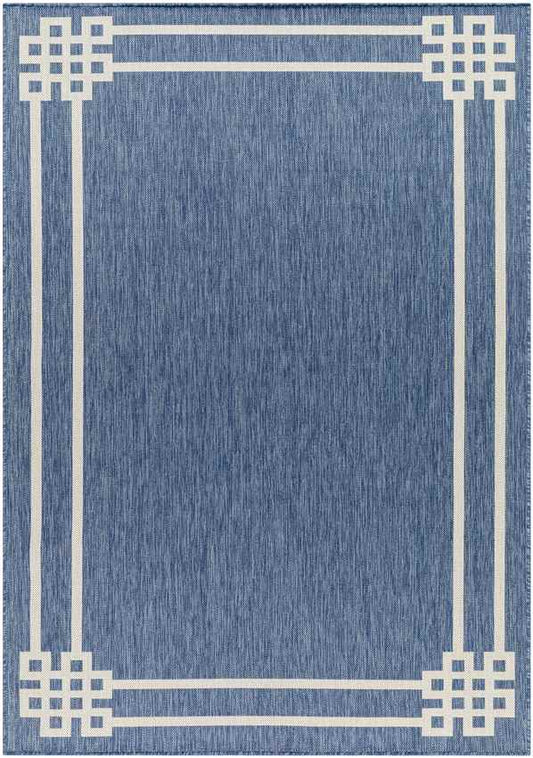 Davinia Modern Navy/Ivory Area Rug