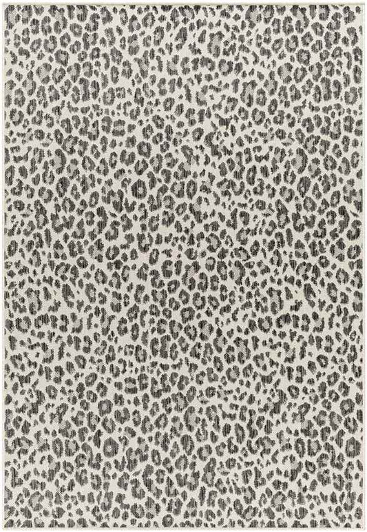 Shelah Modern Black/Cream Area Rug