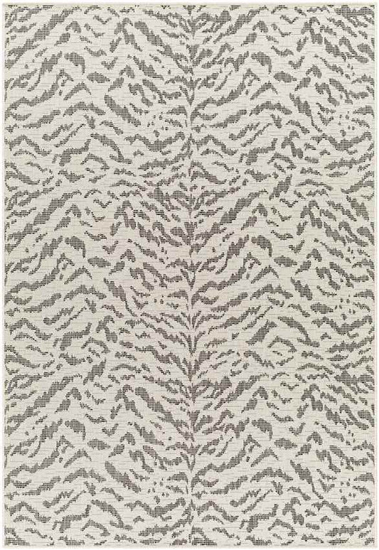 Korrey Modern Black/Beige Area Rug
