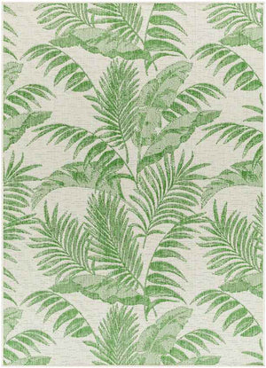 Kalenna Coastal Forest Green Area Rug