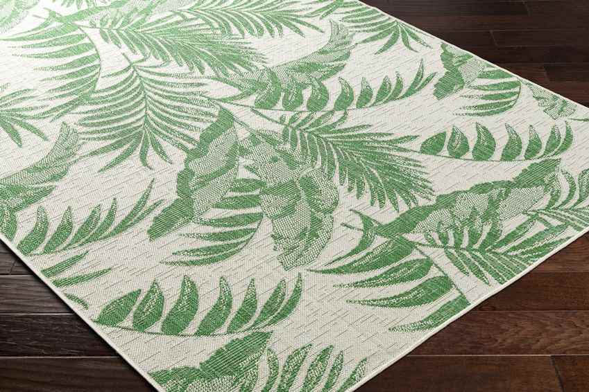Kalenna Coastal Forest Green Area Rug