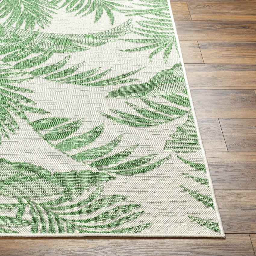 Kalenna Coastal Forest Green Area Rug