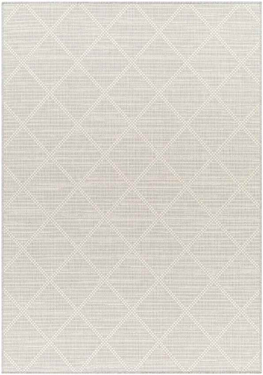 Jamiel Modern Light Gray/Cream Area Rug
