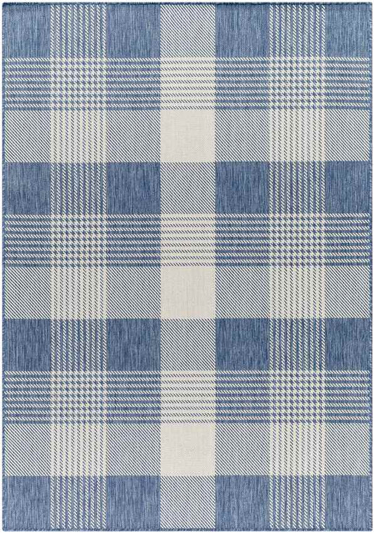 Jarad Cottage Navy/Cream Area Rug