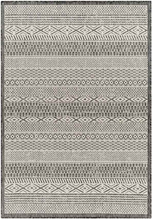 Charle Modern Black/Beige Area Rug