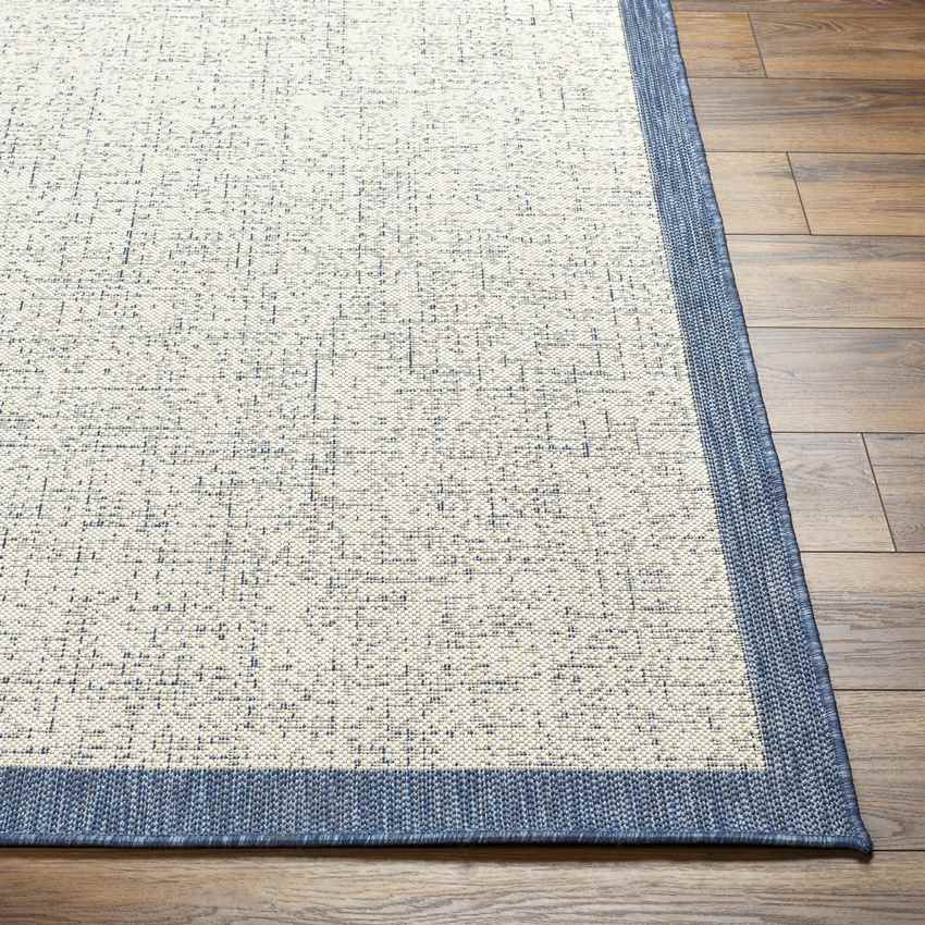 Mber Modern Navy/Ivory Area Rug