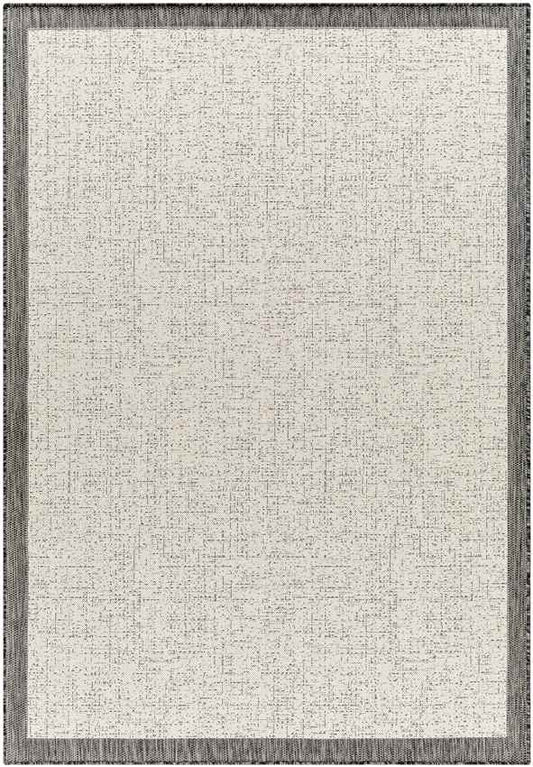 Mber Modern Black/Ivory Area Rug