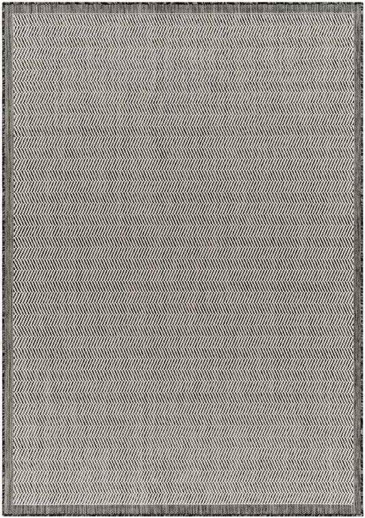 Season Modern Black/Ivory Area Rug