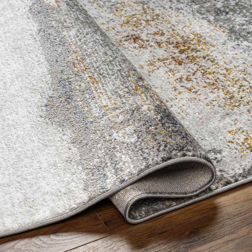 Lou Modern Charcoal/Off-White Area Rug