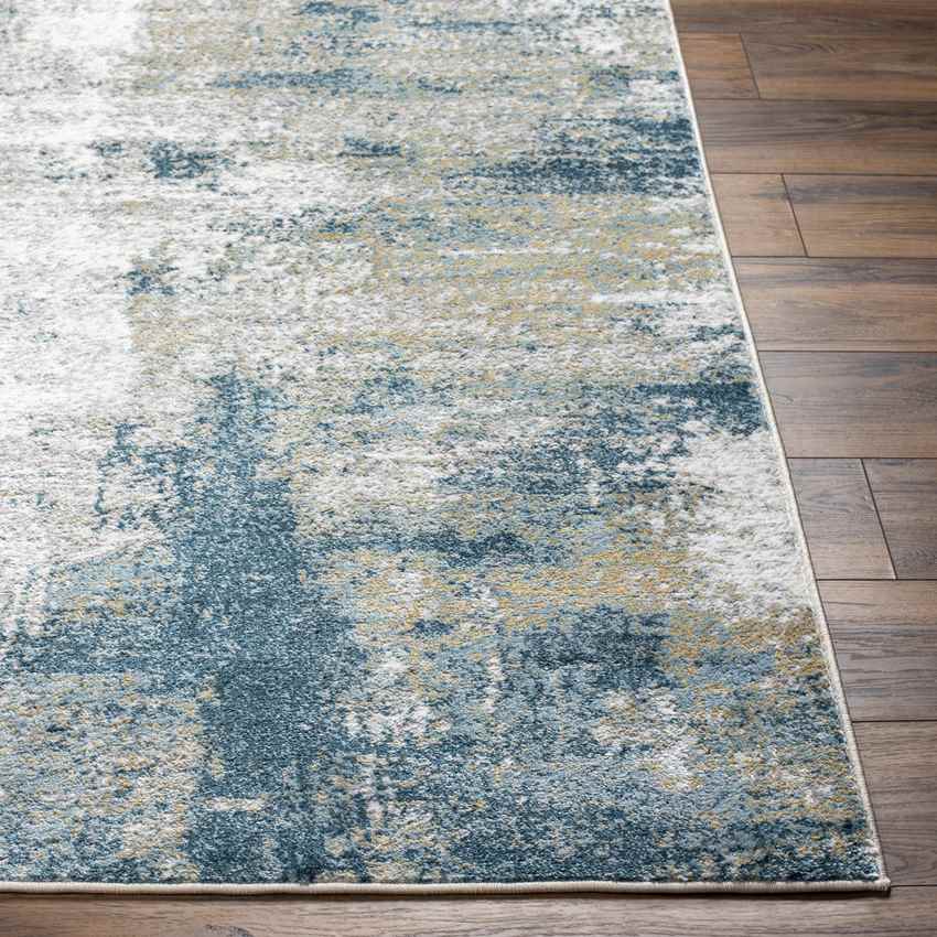 Maylene Modern Dark Teal Area Rug