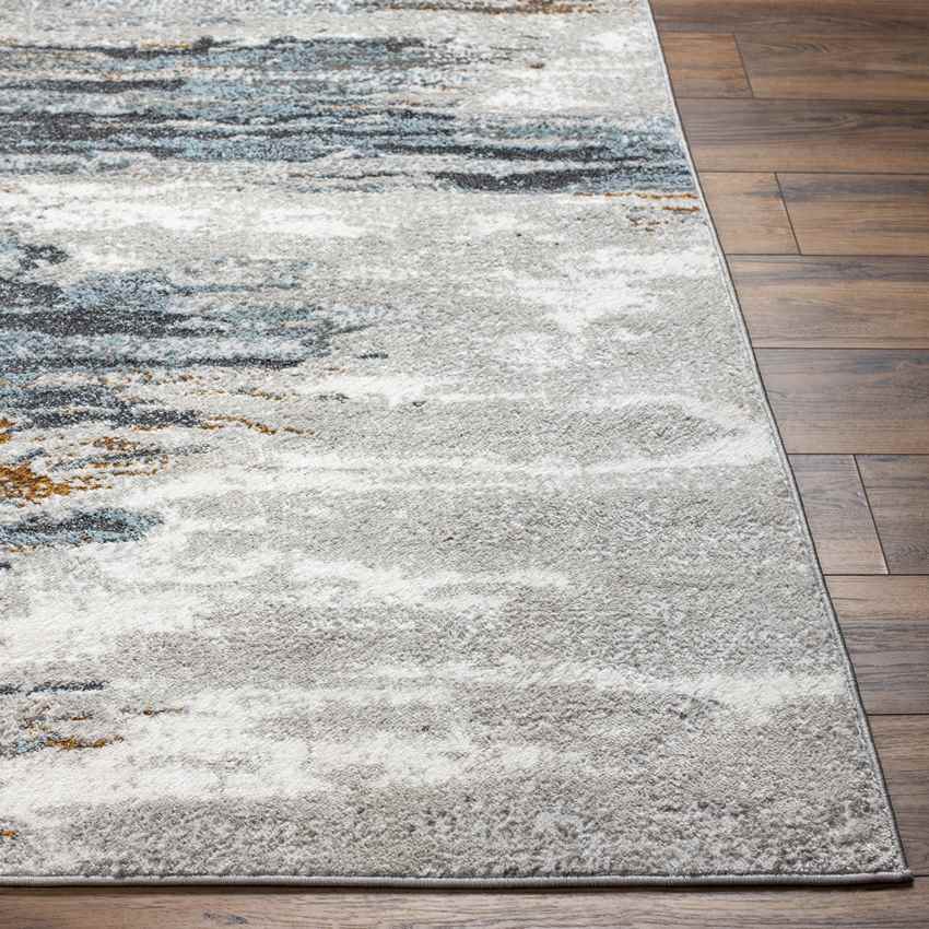 Hila Modern Sky Blue/Off-White Area Rug