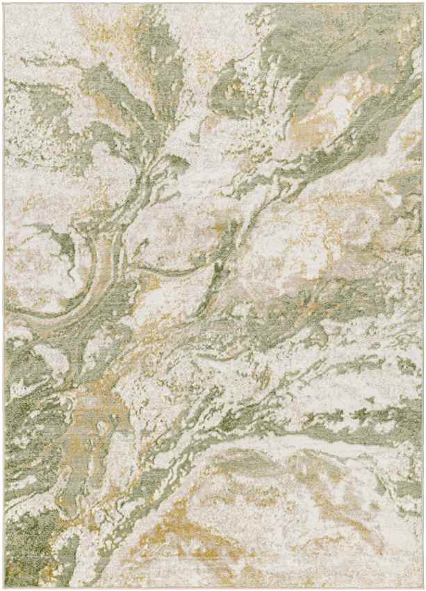 Tenita Modern Moss Green Area Rug