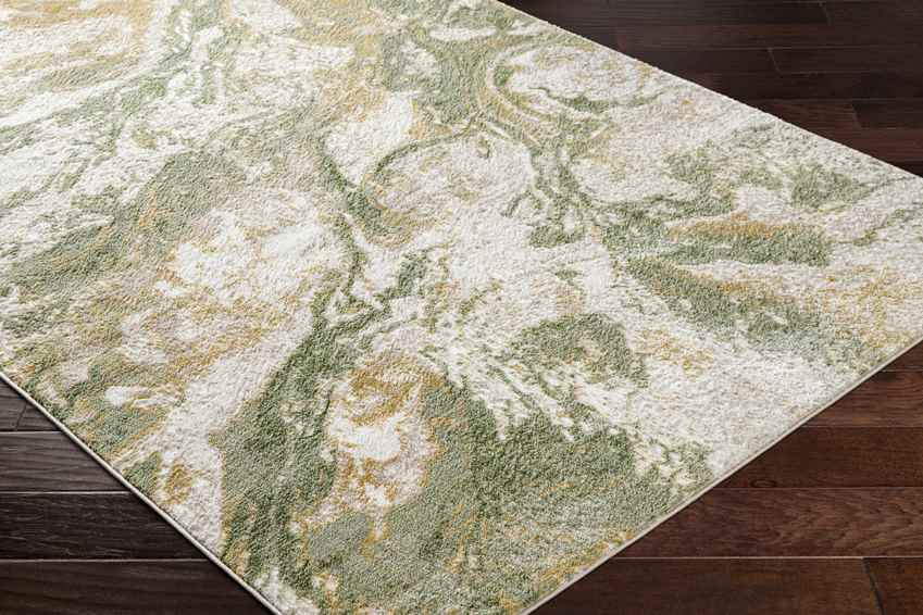 Tenita Modern Moss Green Area Rug