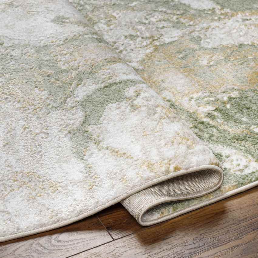 Tenita Modern Moss Green Area Rug