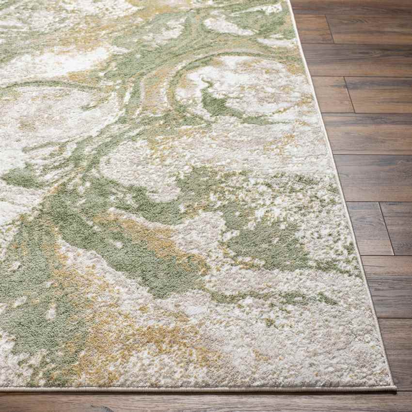 Tenita Modern Moss Green Area Rug