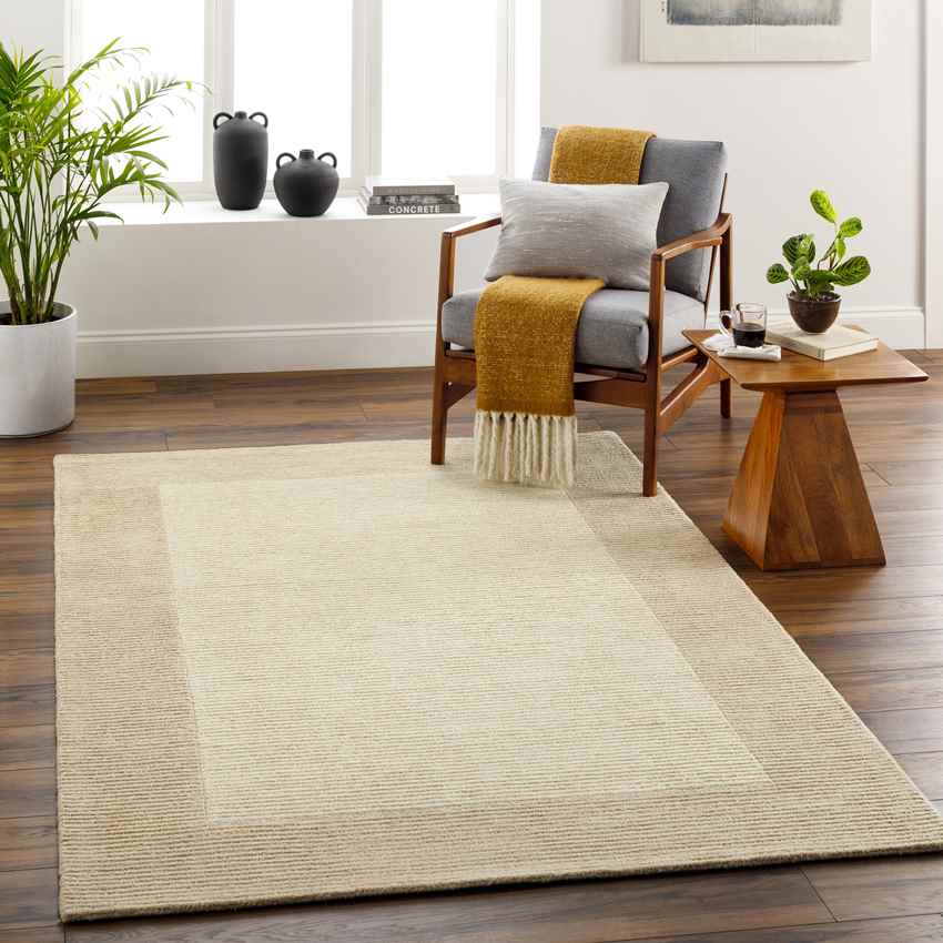 Scot Modern Beige/Apricot Area Rug