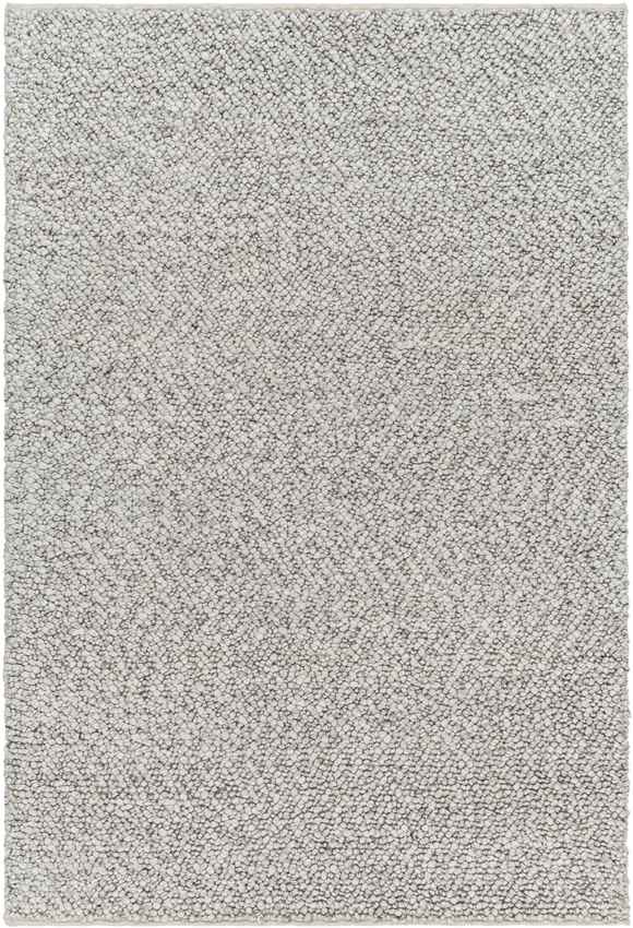 Leonora Modern Light Gray/Off-White Area Rug