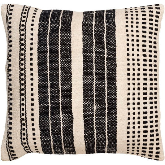 Kiirsten Jet Black Pillow Cover