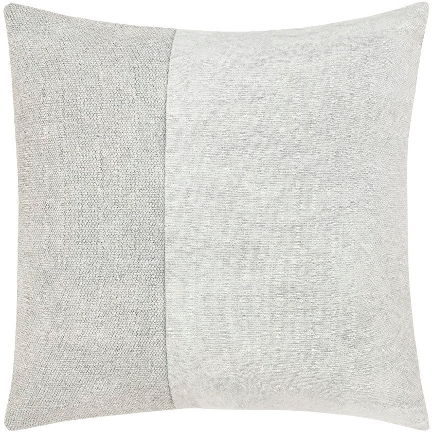 Shun Light Silver Pillow Cover