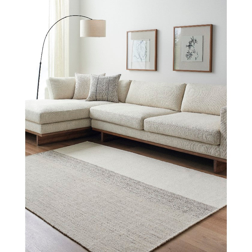 Dasean Modern Light Silver Area Rug