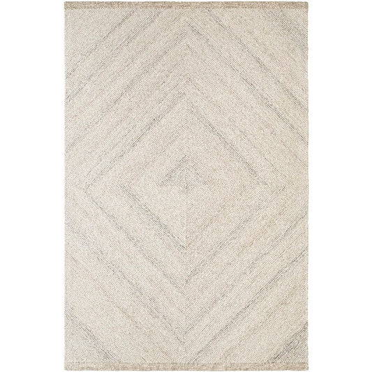 Montel Modern Ivory/Medium Brown Area Rug