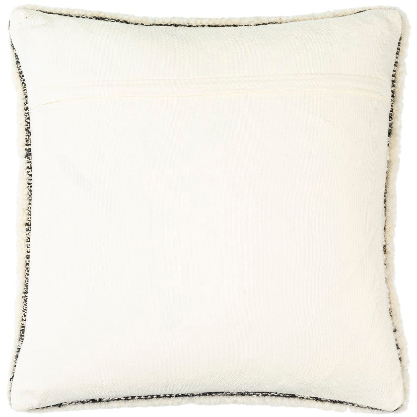 Ronell Cream/Black Pillow Cover