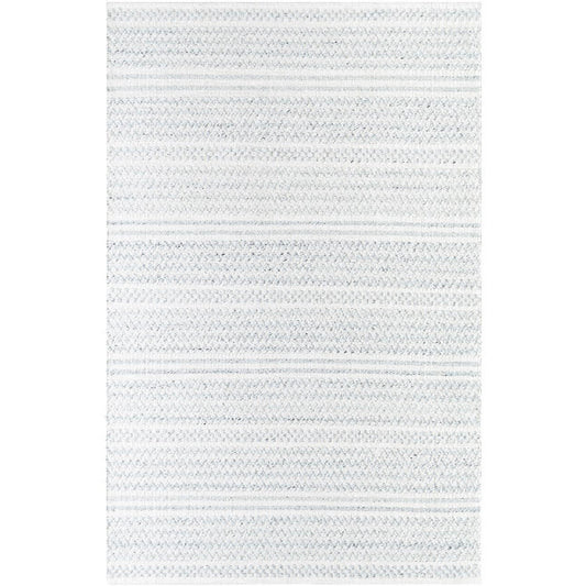 Precious Solid and Border Cream/Black Area Rug