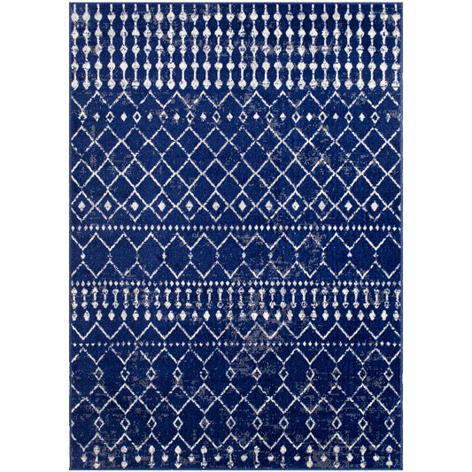 Olburgen Global Dark Blue/Charcoal Area Rug