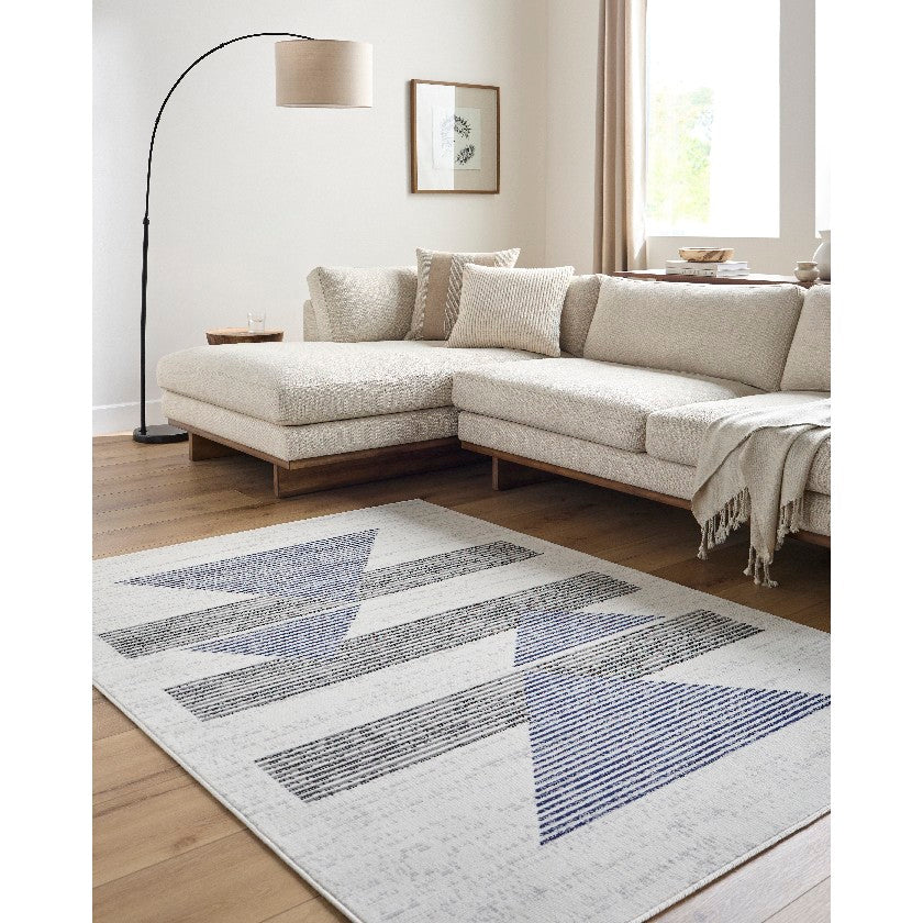 Plasmolen Modern Light Gray Area Rug