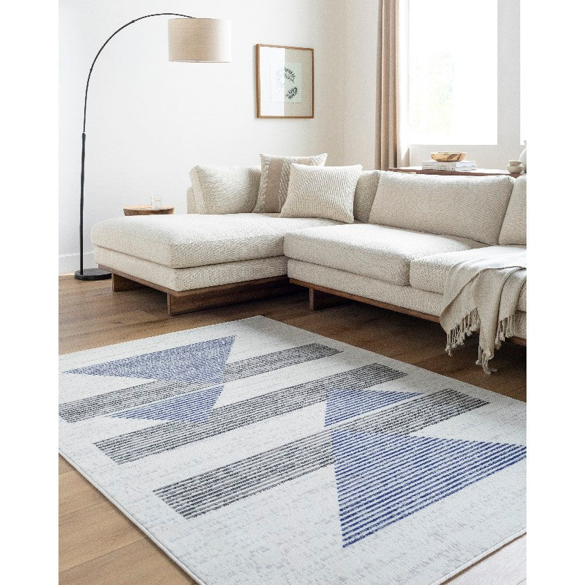 Plasmolen Modern Light Gray Area Rug