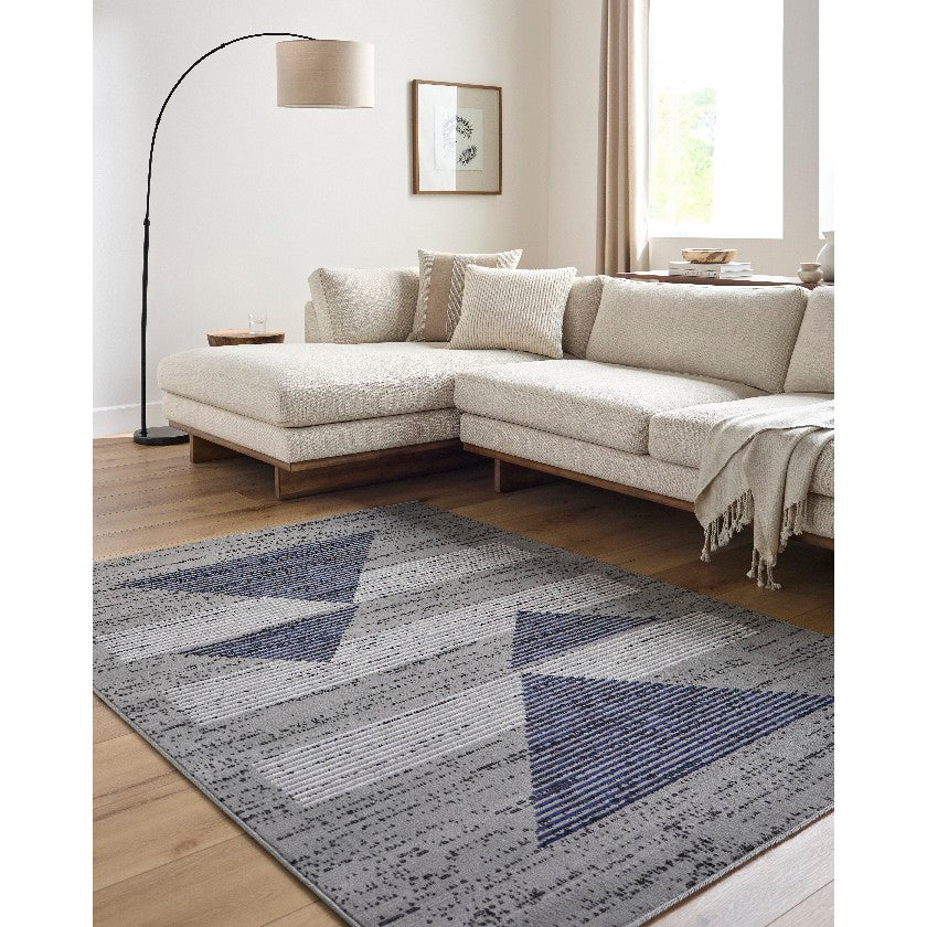 Plasmolen Modern Charcoal Area Rug