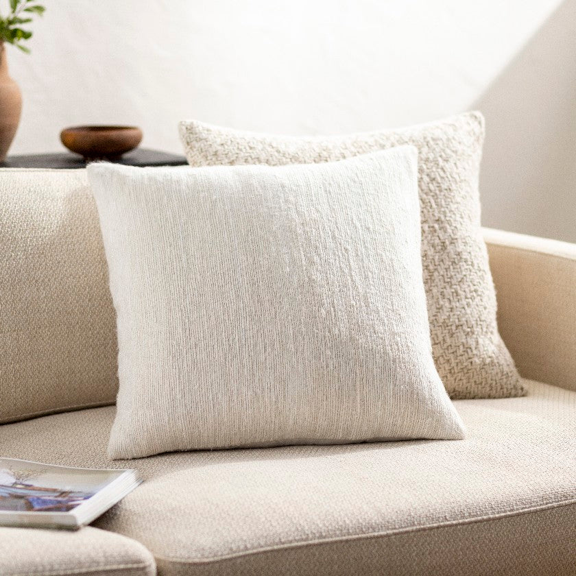 Ambreia Light Grey Pillow Cover